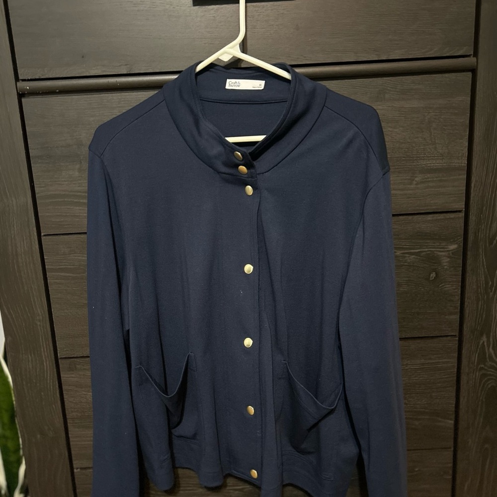 Croft & Barrow Navy Utility Jacket